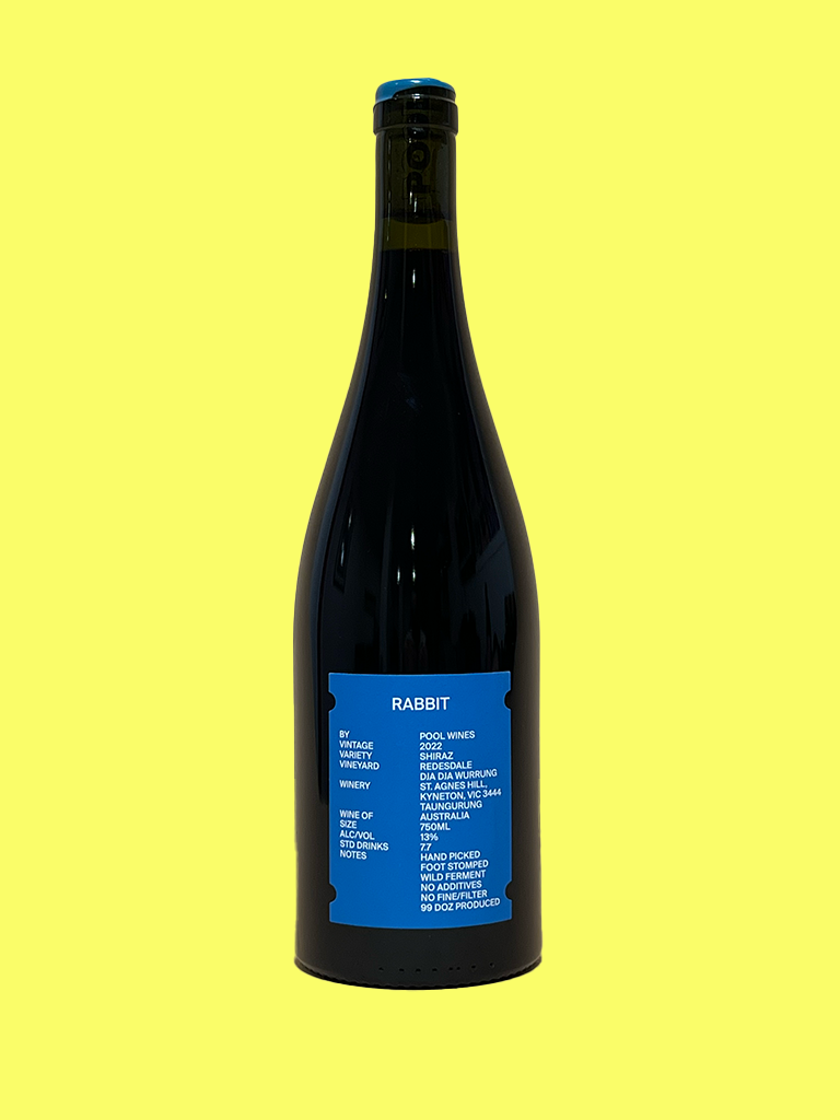 Pool Wines Rabbit Shiraz 2022