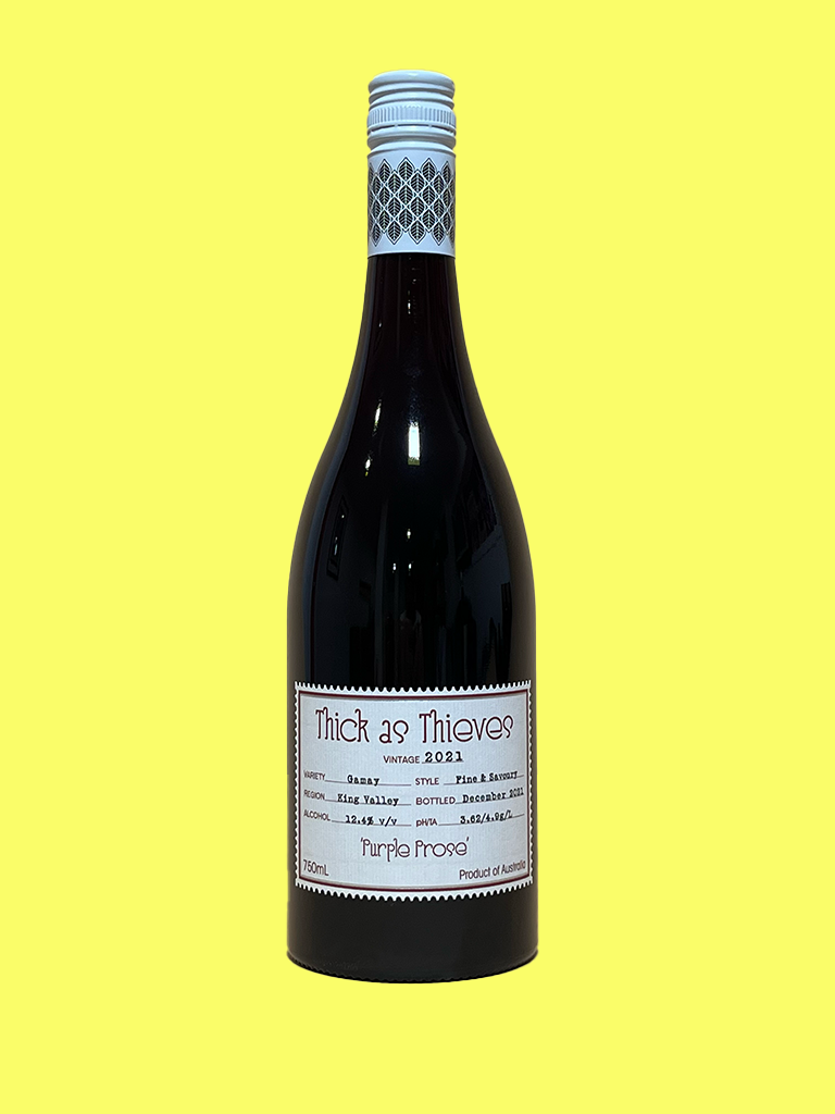 Thick as Thieves Purple Prose Gamay 2021